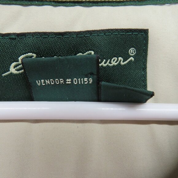 Eddie Bauer Golf Vest Mens Size Large Beige V Neck Windbreaker Pockets - Picture 5 of 9